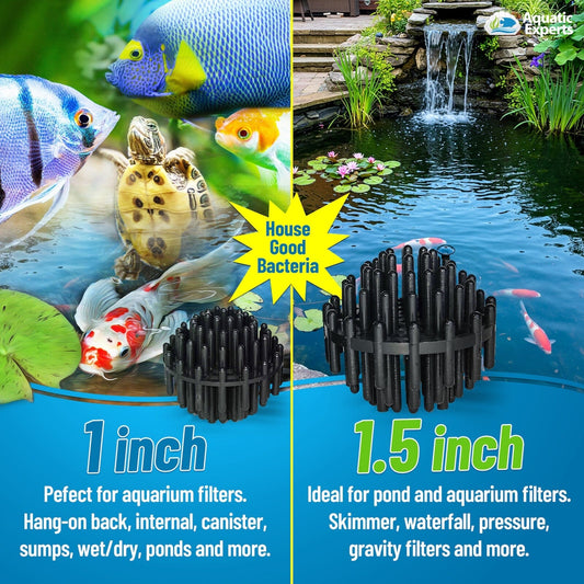1-Inch Bio Balls Filter Media for Aquarium and Pond Filters | Aquatic Experts