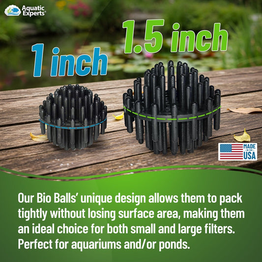 1.5" Bio Balls – Pond Filter Media for Biological Filtration | Aquatic Experts