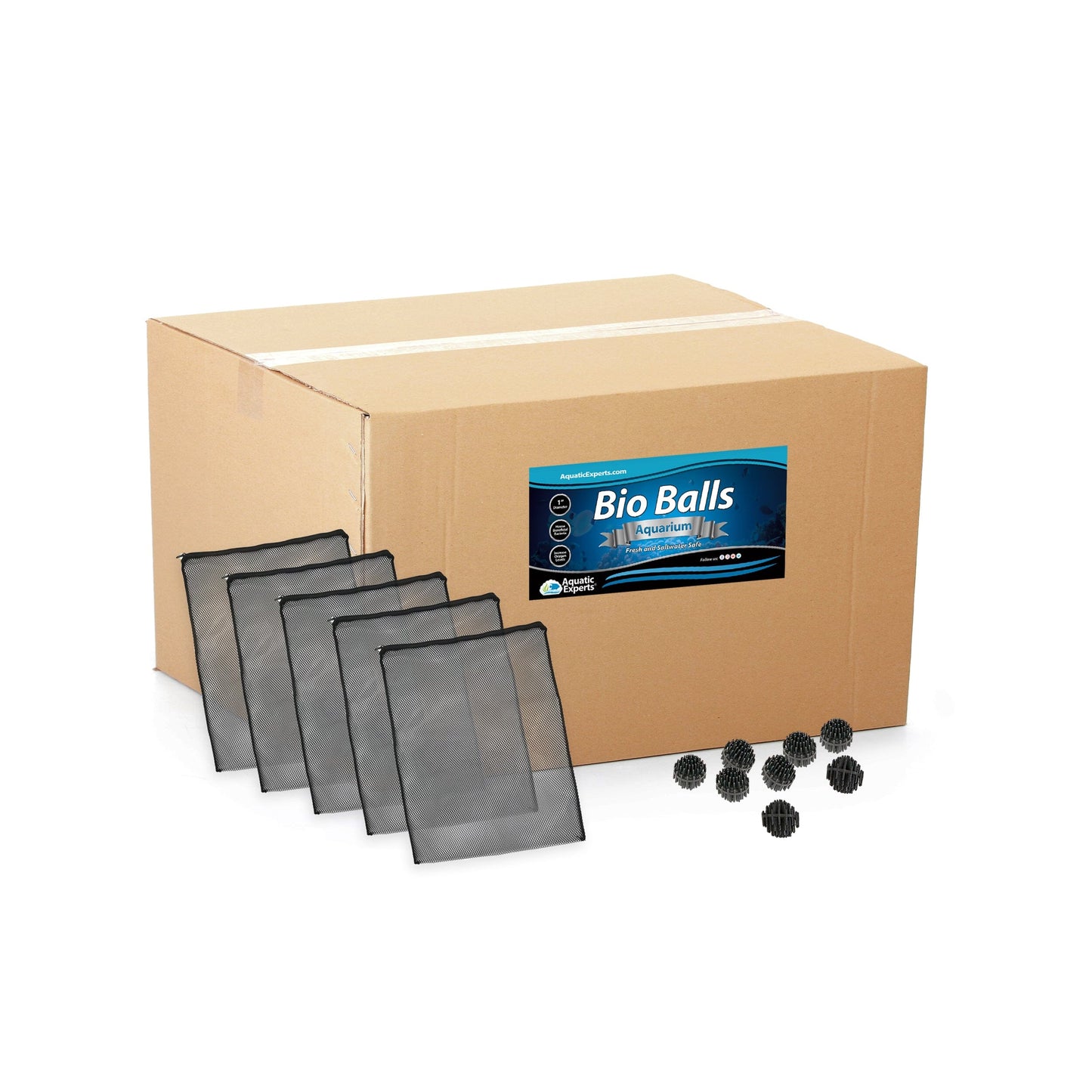 1-Inch Bio Balls Filter Media for Aquarium and Pond Filters | Aquatic Experts