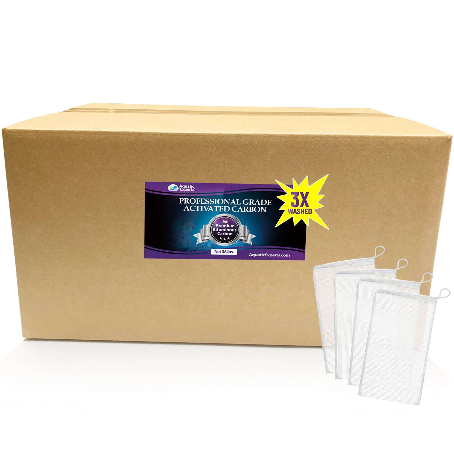 Activated Carbon - Aquarium Filter Charcoal Media for Odor Removal | Aquatic Experts