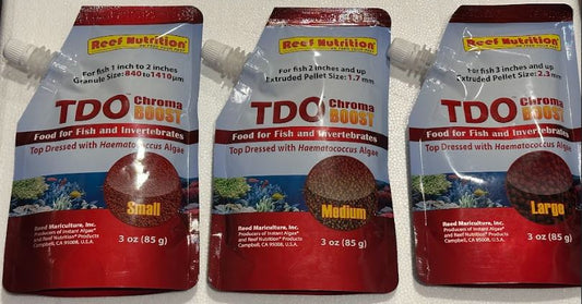 Reef Nutrition TDO Chroma BOOST Pellets (3 oz / 85g)