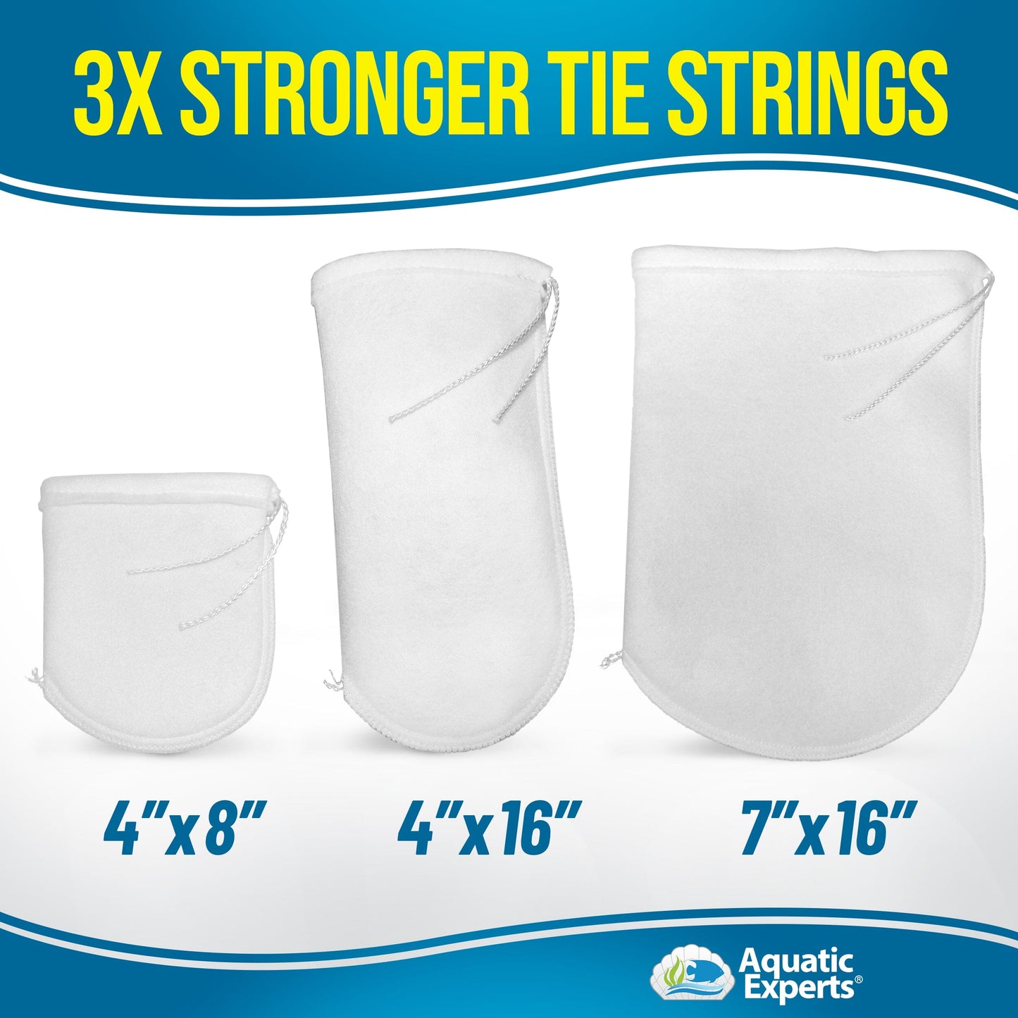 Aquarium Filter Sock – 200 Micron Drawstring for Saltwater & Reef | Aquatic Experts