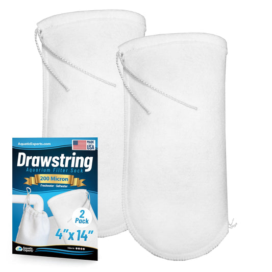 Aquarium Filter Sock – 200 Micron Drawstring for Saltwater & Reef | Aquatic Experts