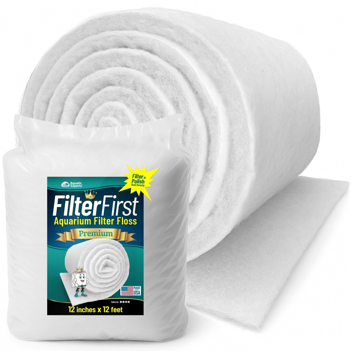 FilterFirst Aquarium Filter Floss Pad for Clear Water | Aquatic Experts