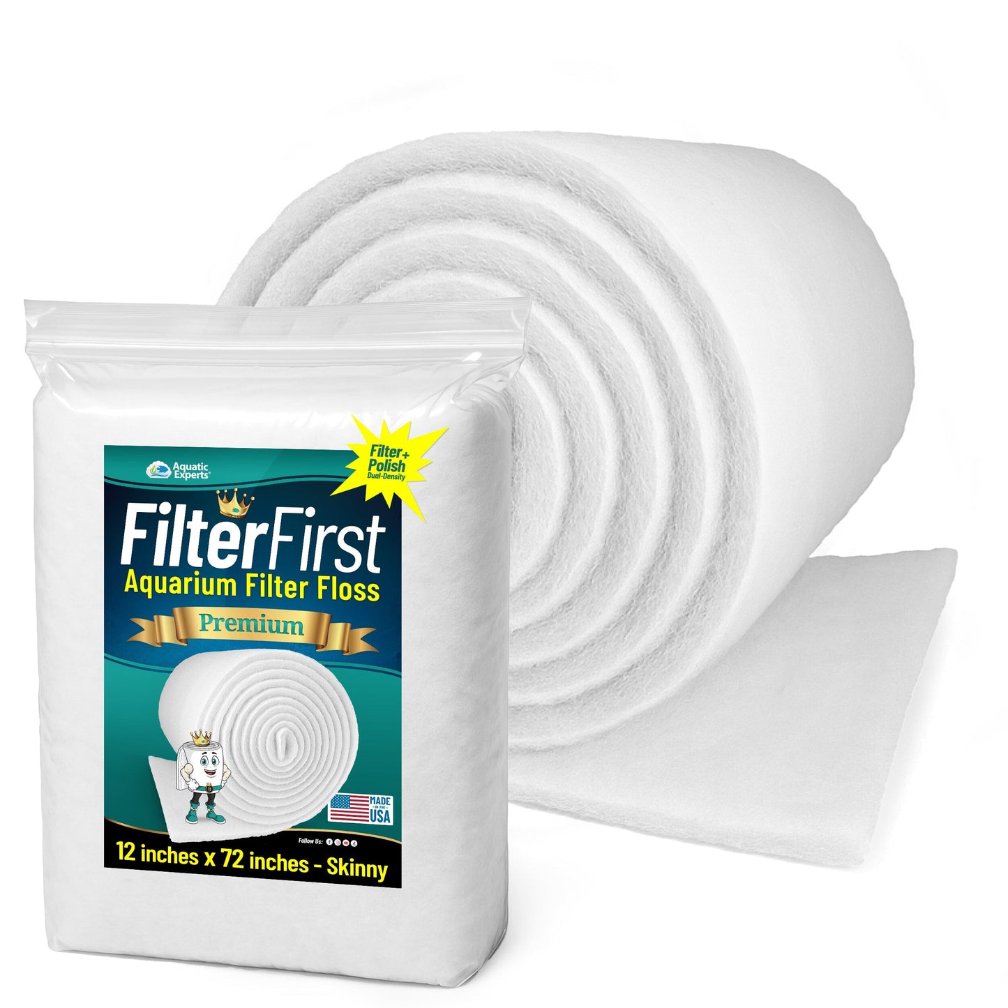 FilterFirst Aquarium Filter Floss Pad for Clear Water | Aquatic Experts
