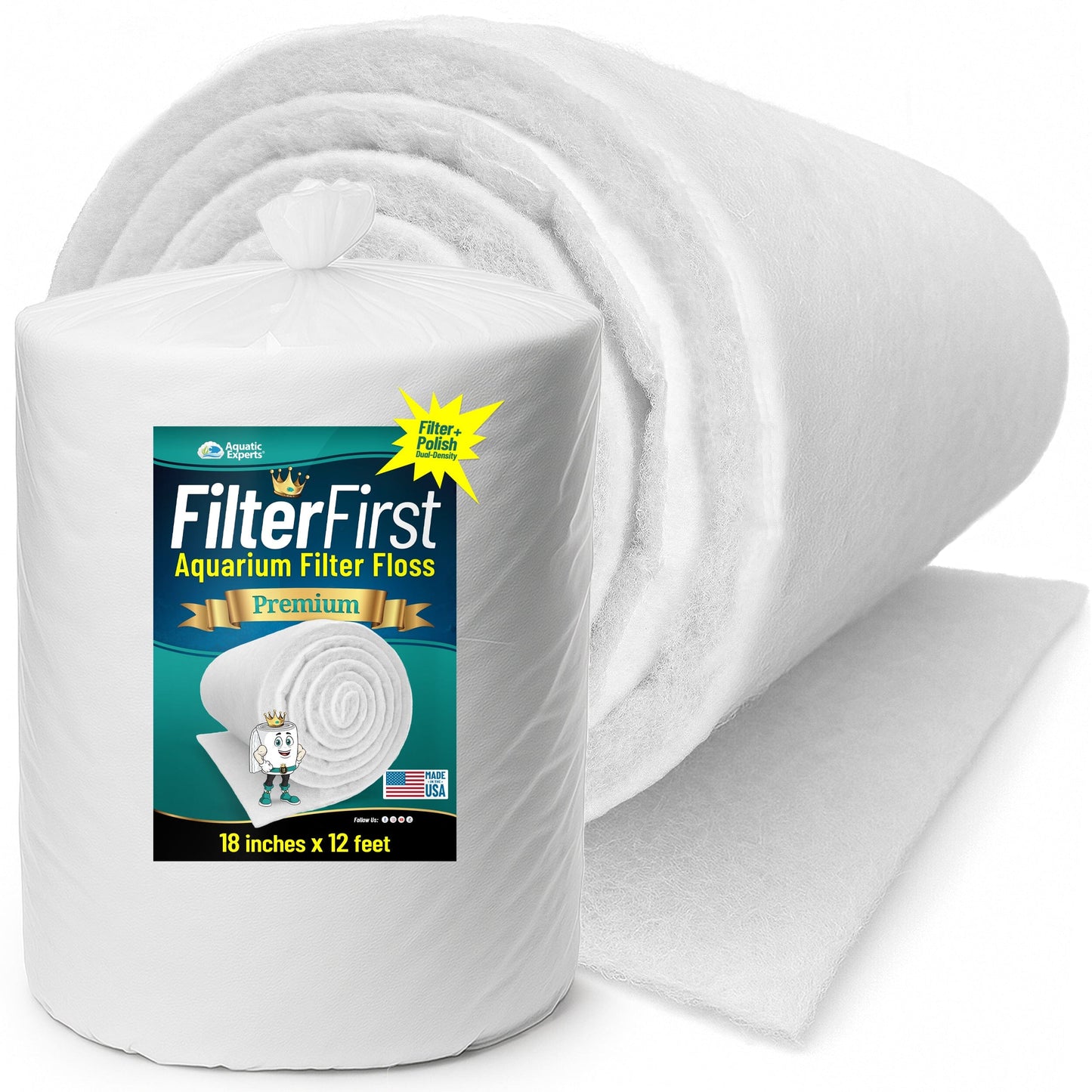 FilterFirst Aquarium Filter Floss Pad for Clear Water | Aquatic Experts