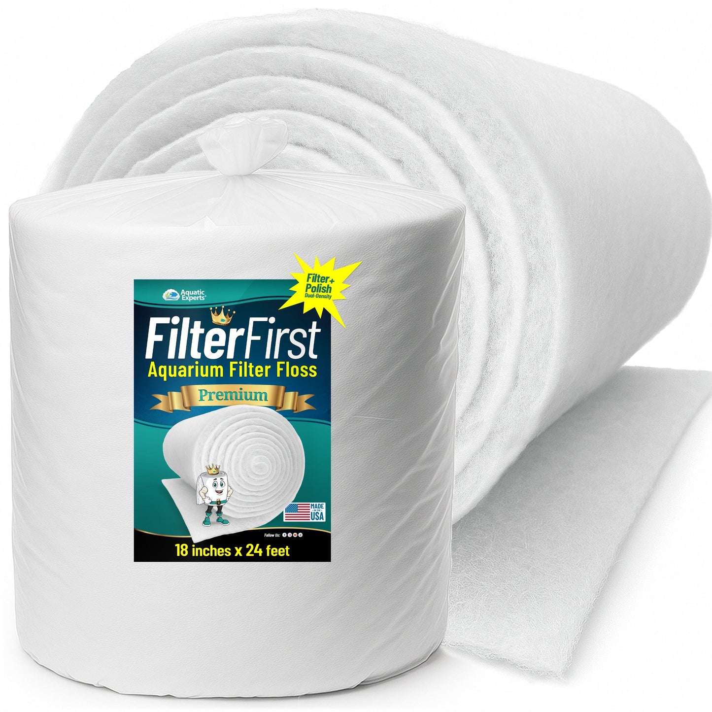 FilterFirst Aquarium Filter Floss Pad for Clear Water | Aquatic Experts