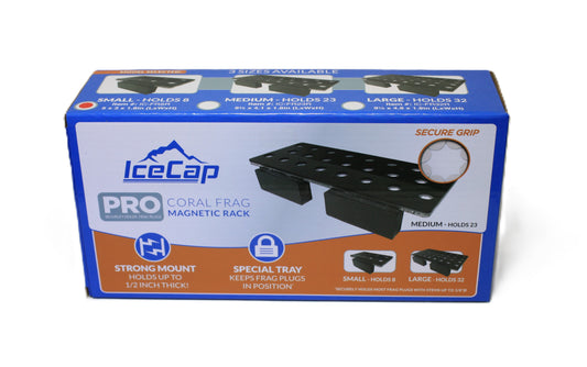 IceCap PRO Coral Frag Magnetic Rack – Small (Holds 8 Plugs)
