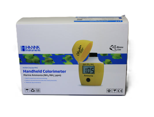 Hanna Instruments HI784 Checker® HC – Marine Ammonia Handheld Colorimeter (NH3/NH4+, ppm)