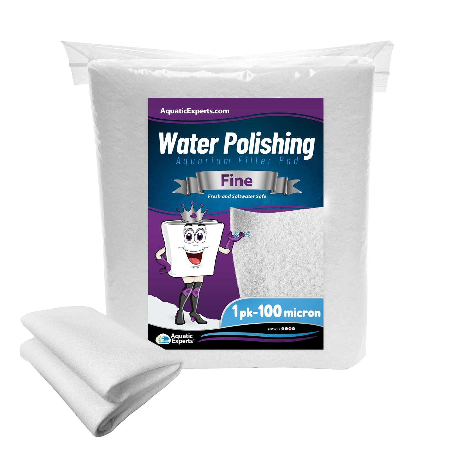 Aquarium Polishing Pad 24x36 Cut-to-Fit for Crystal Clear Water | Aquatic Experts